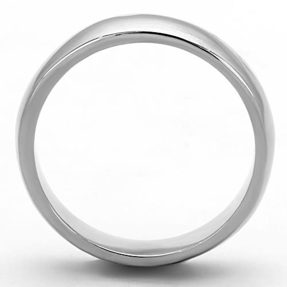 ARTK1375 Stainless Steel 316, 4.4mm Classic High Polished Unisex Wedding Band Sizes 5-13