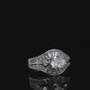 Women's 2.05 ct Cubic Zirconia Stainless Steel Engagement Ring