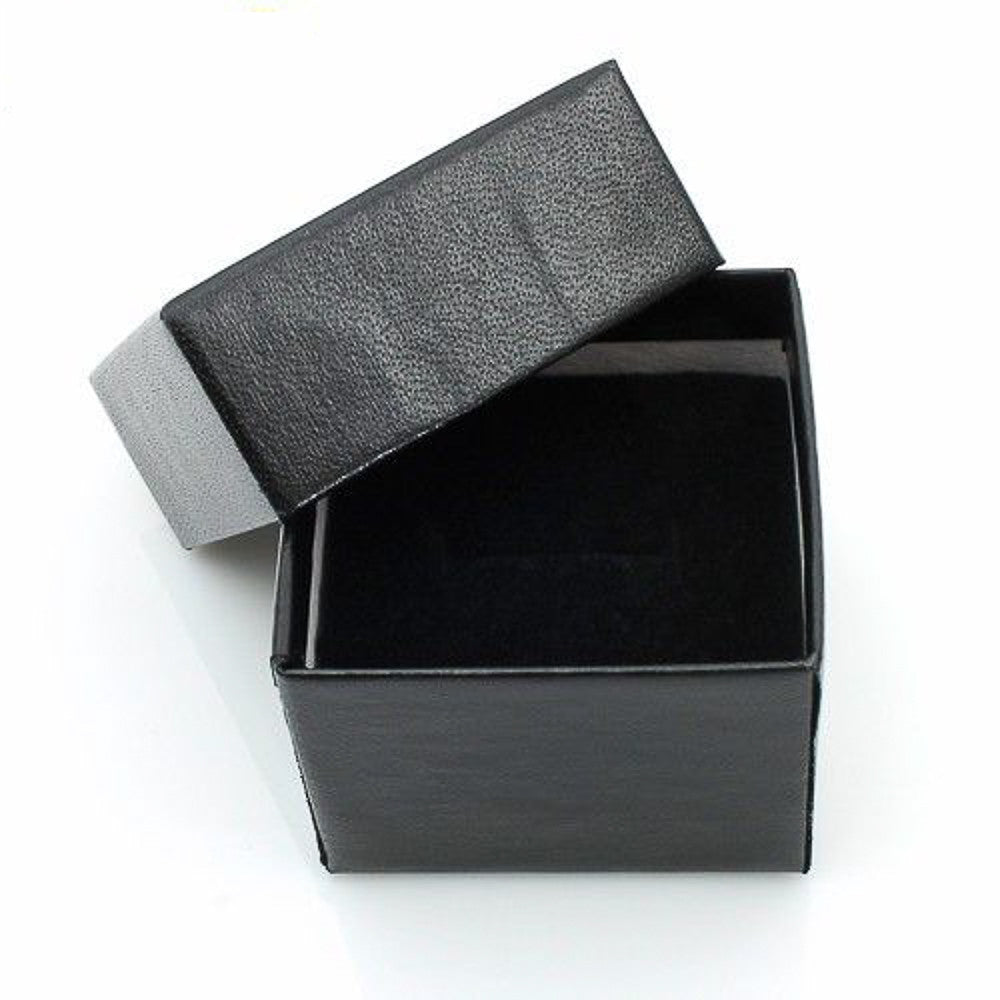 Wholesale Pack of Black Ring Gift Box with Foam and Velvet Insert